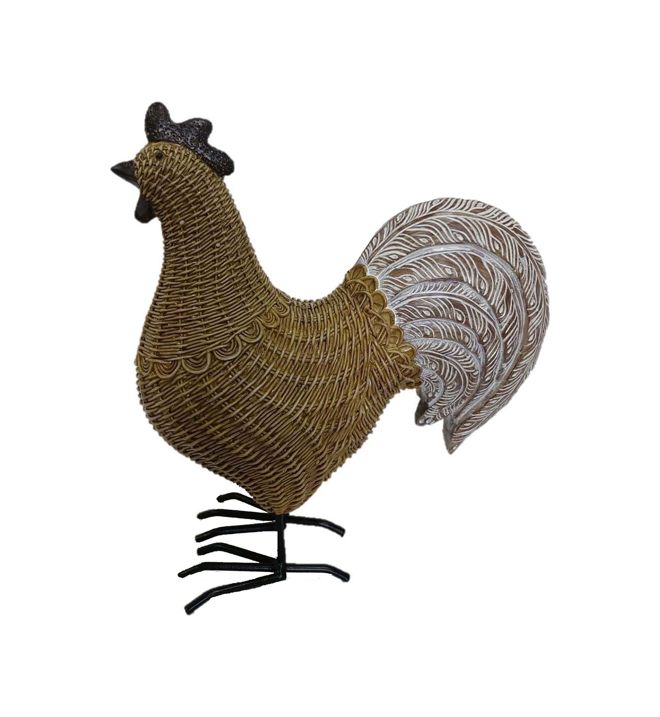 11" Folkart Rooster