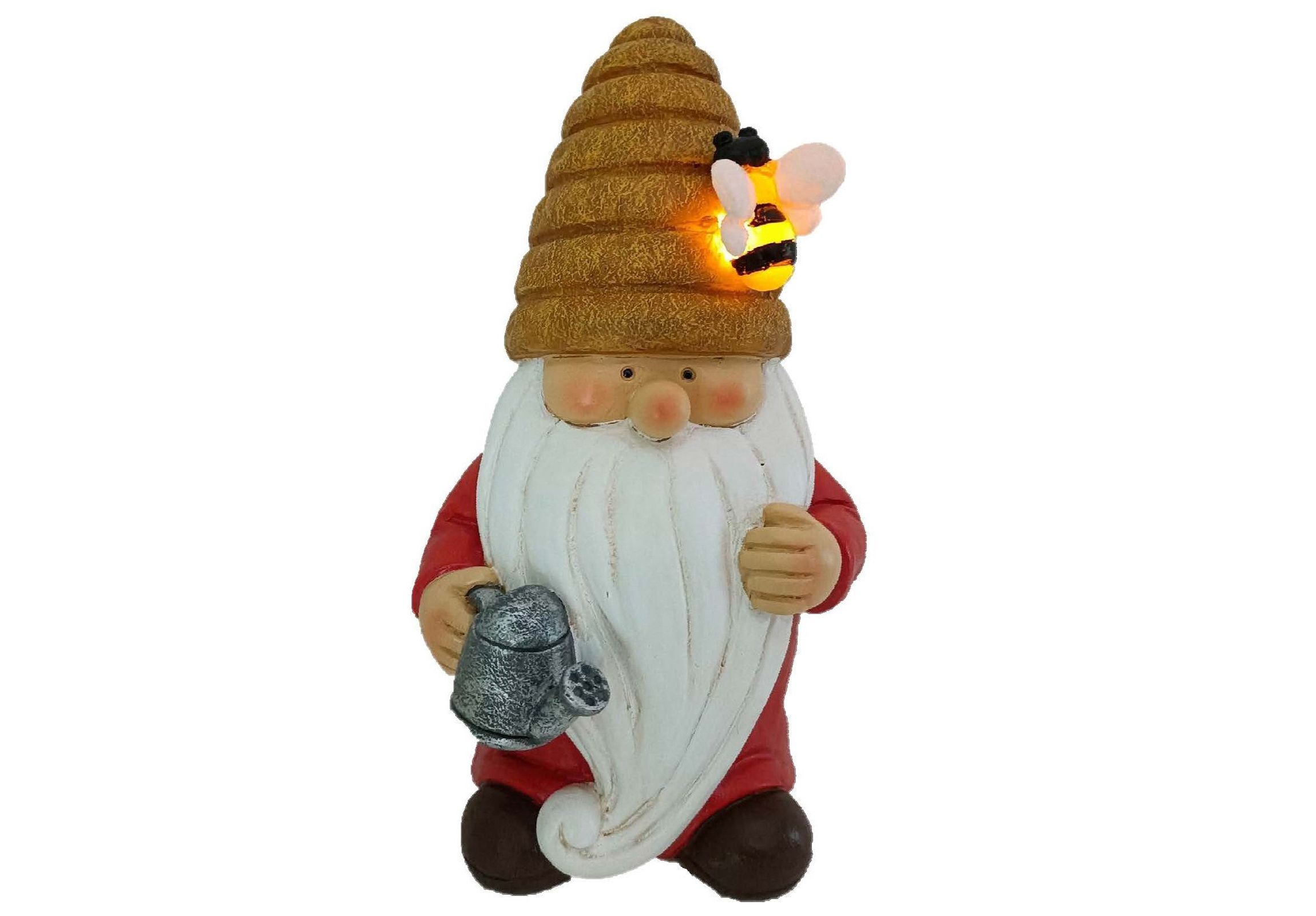 8.5"  Resin Solar Bee Gnome