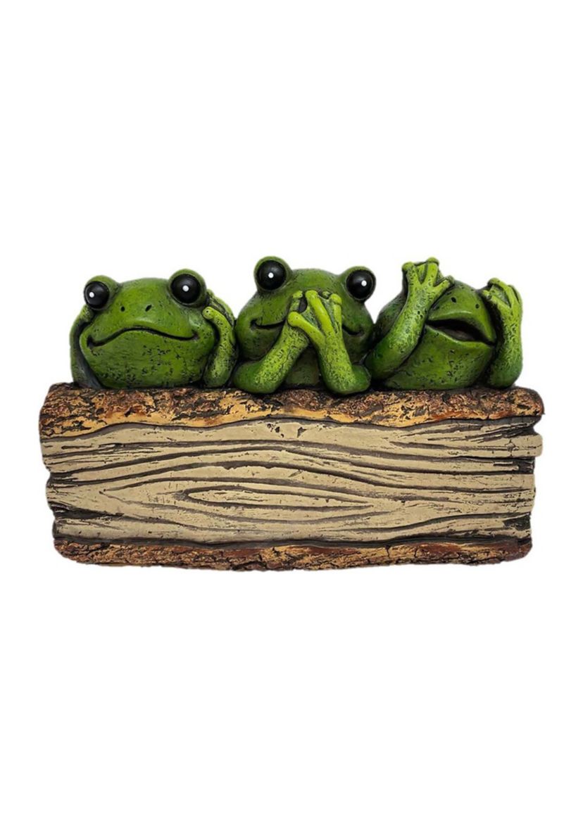 10" 3 Frog Flower Pot
