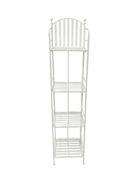 White 4 Tier Rack