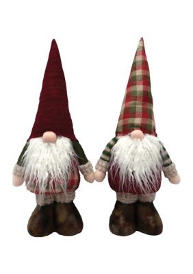 Plaid Gnomes Set of 2