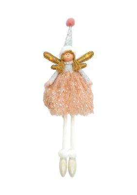 18 Inch Seated Pink Whimsy Angel