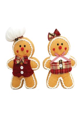 11 Inch Gingerbread - Set of 2 