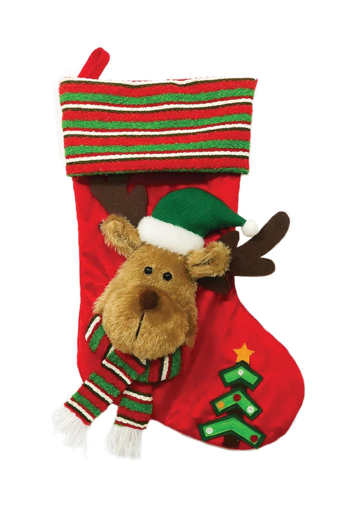20 Inch Reindeer Guy Stocking