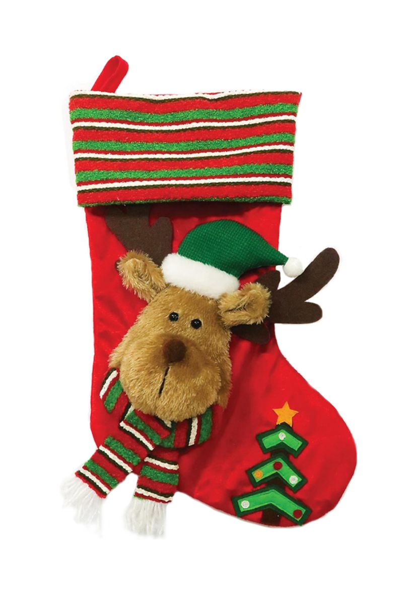 20 Inch Reindeer Guy Stocking