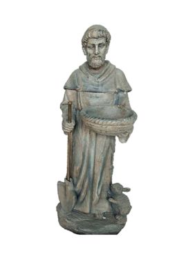 	  29 Inch Cold Cast Saint Fiacre 