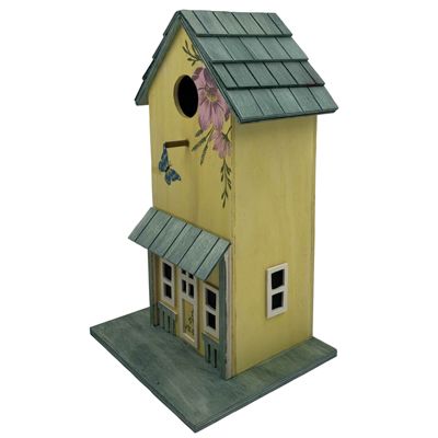 12" Butterfly Cottage Bird House