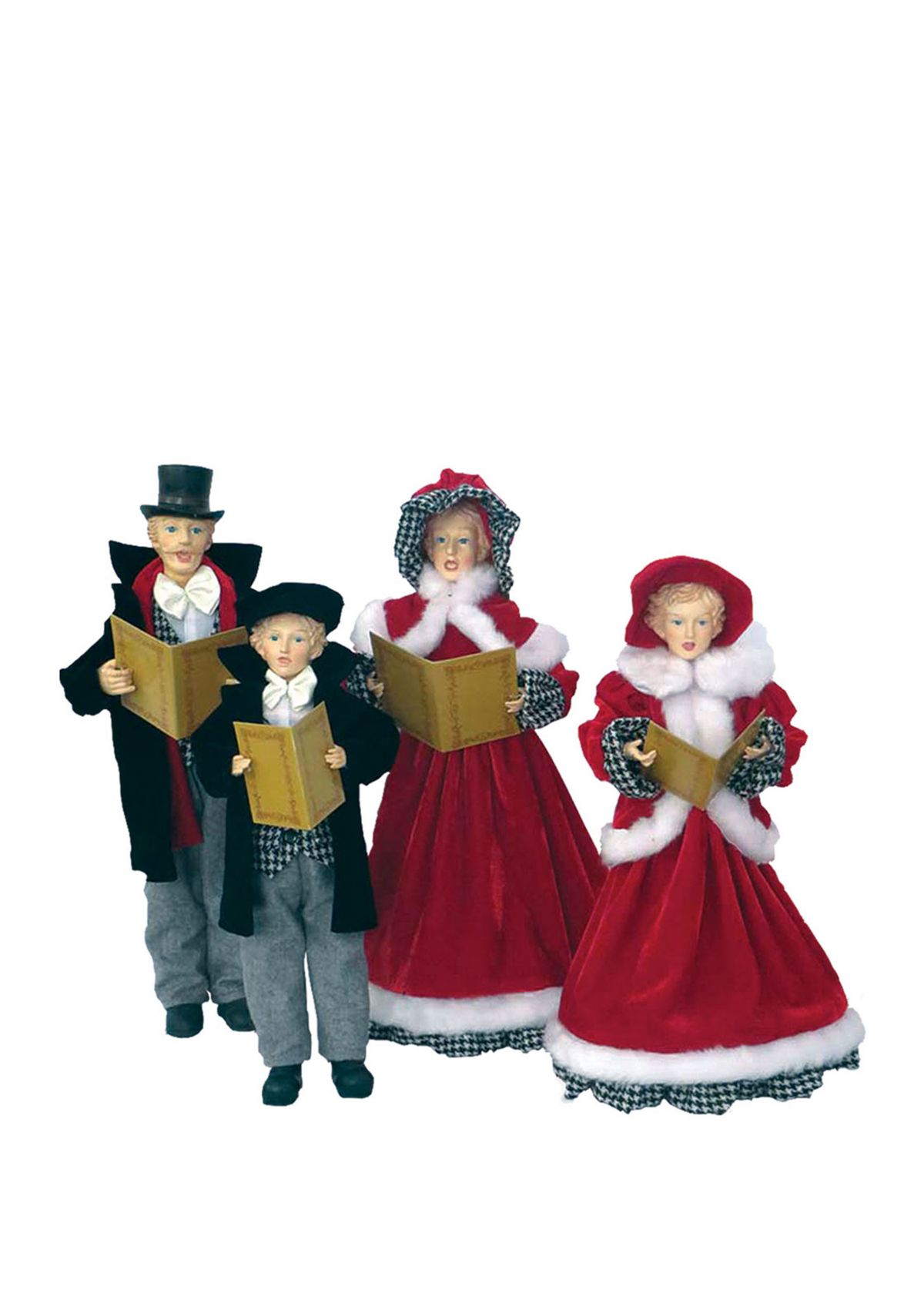 Set of 4 15 inch Carolers
