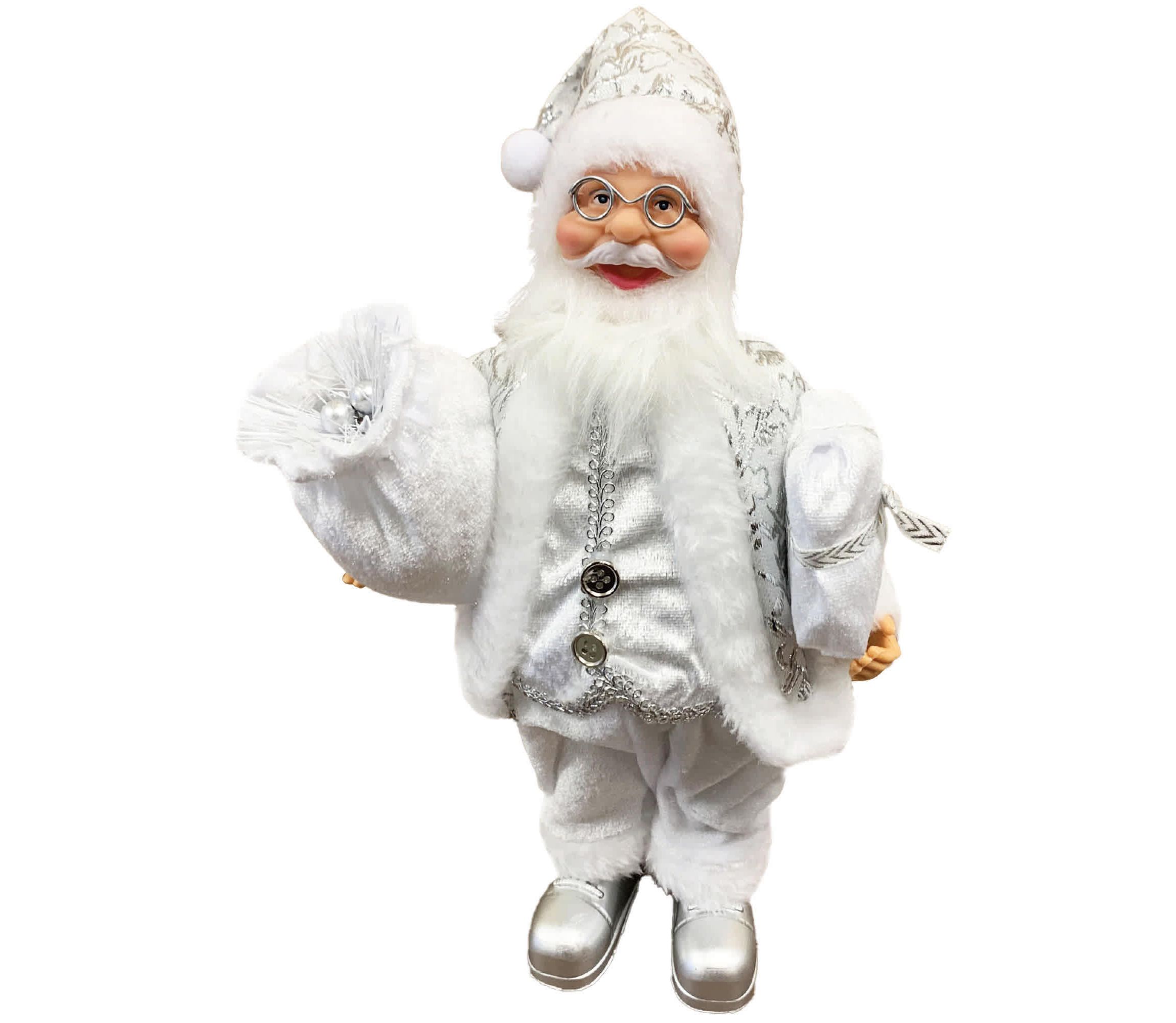 12 Inch Winter White Claus