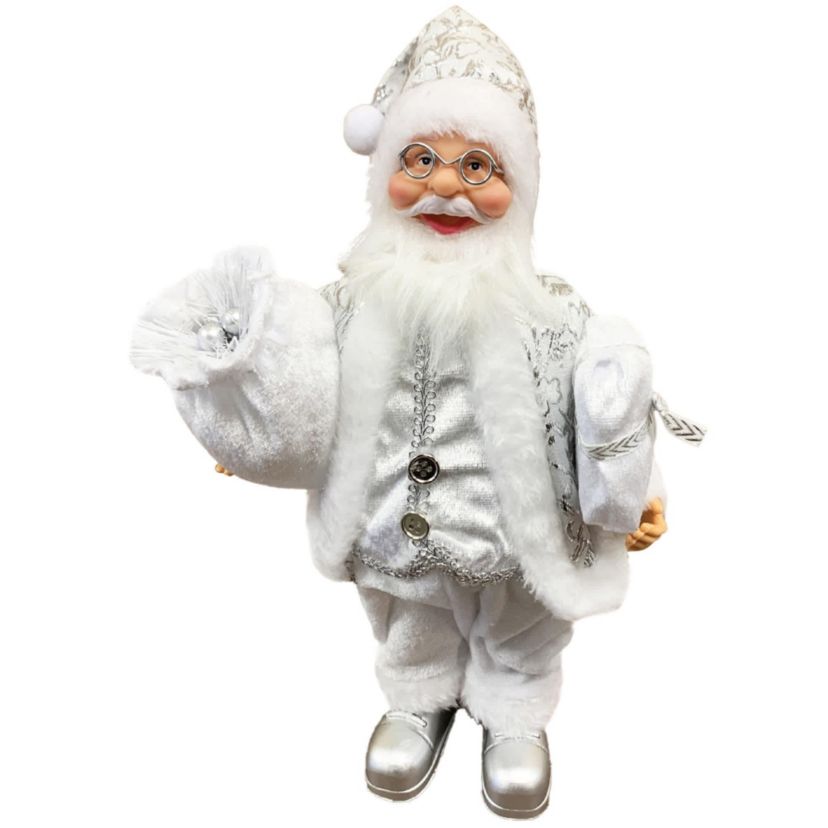 12 Inch Winter White Claus