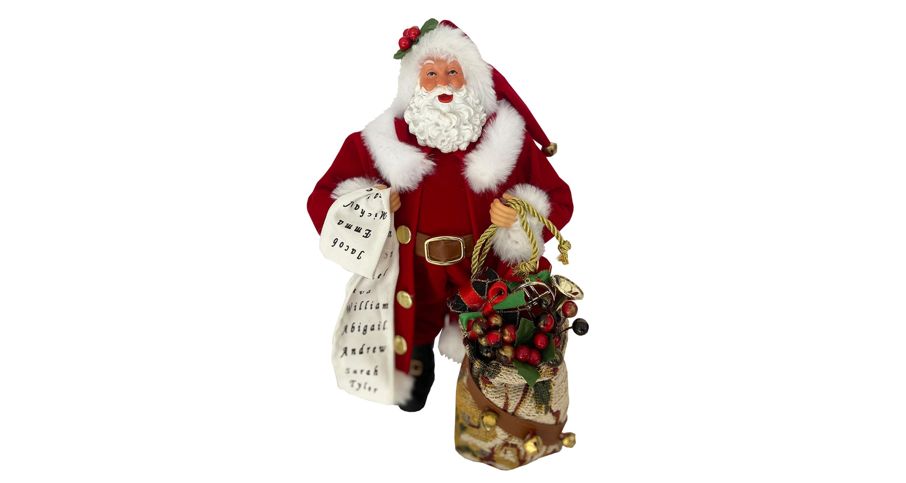 12 inch Checking His List Claus