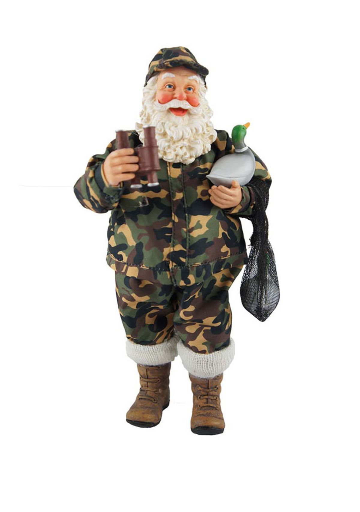 10 in. Duck Hunter Santa