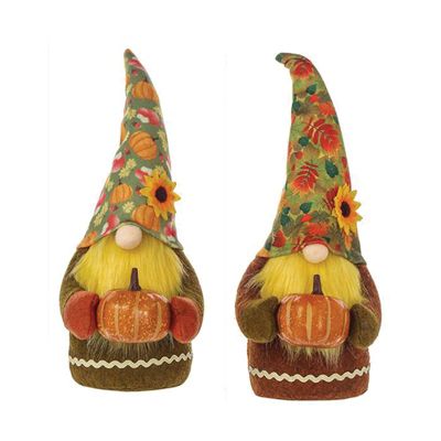 13.5 inch Fall Harvest Gnomes, Set of 2