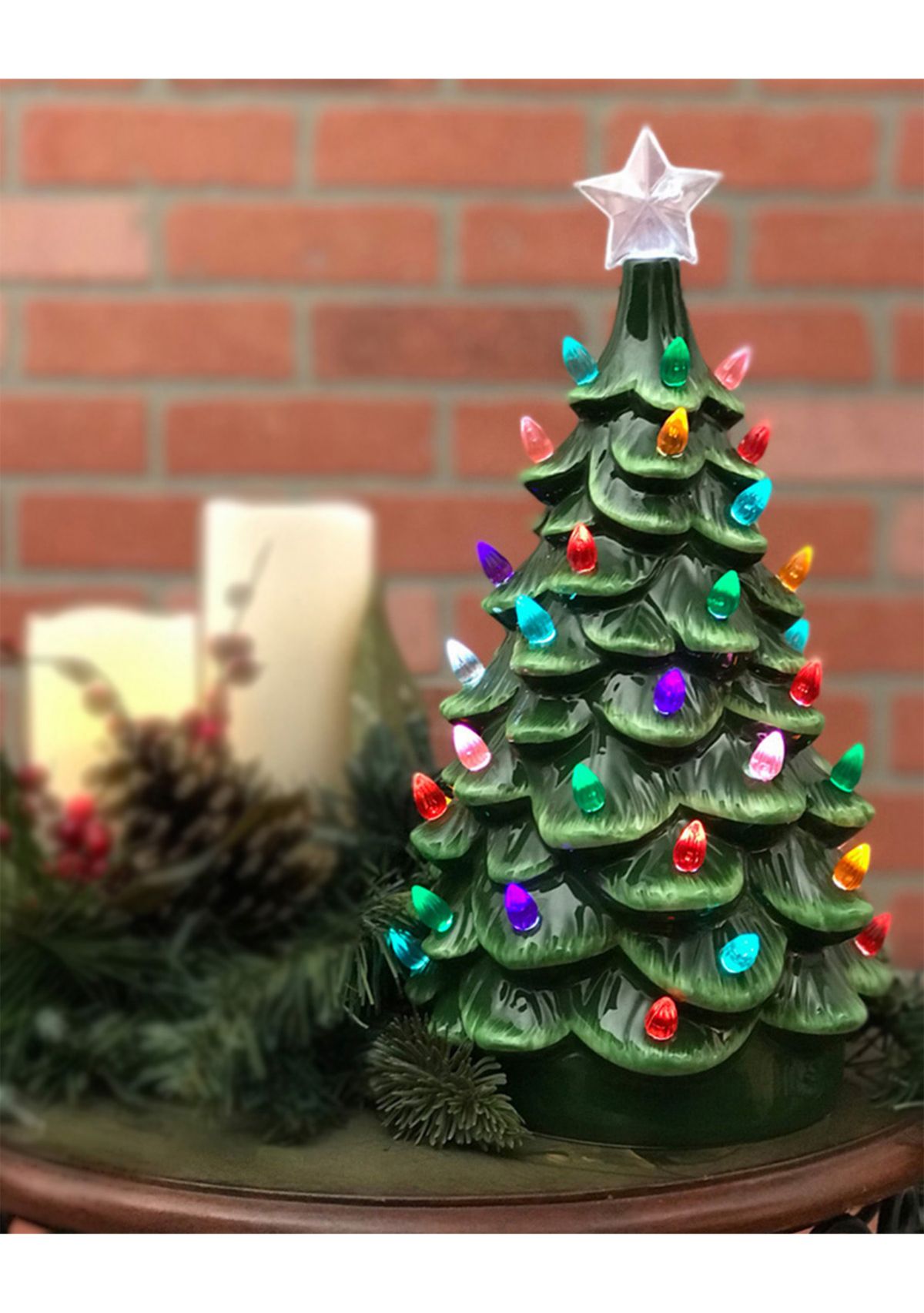 14" Ceramic Christmas Tree