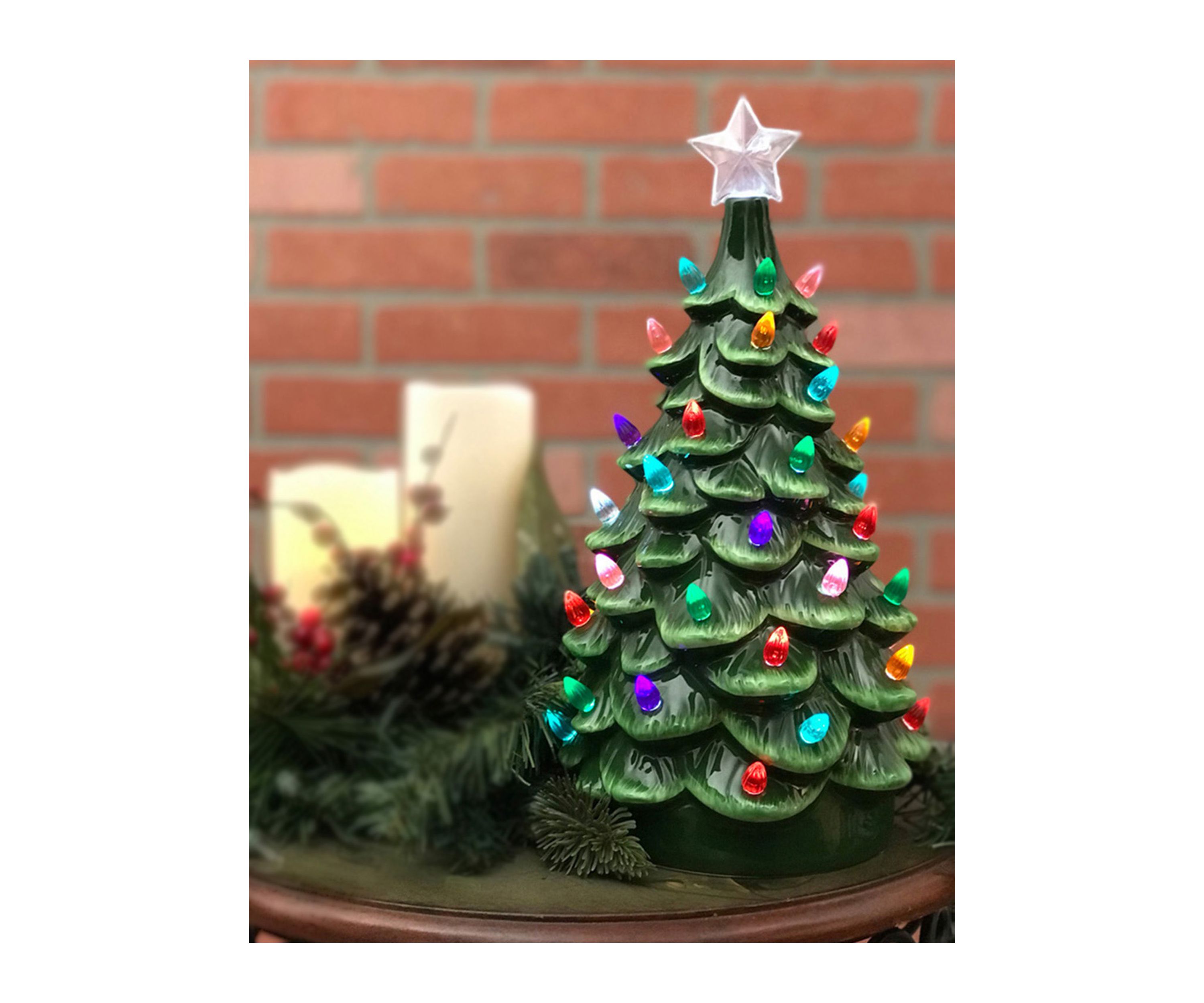 14" Ceramic Christmas Tree