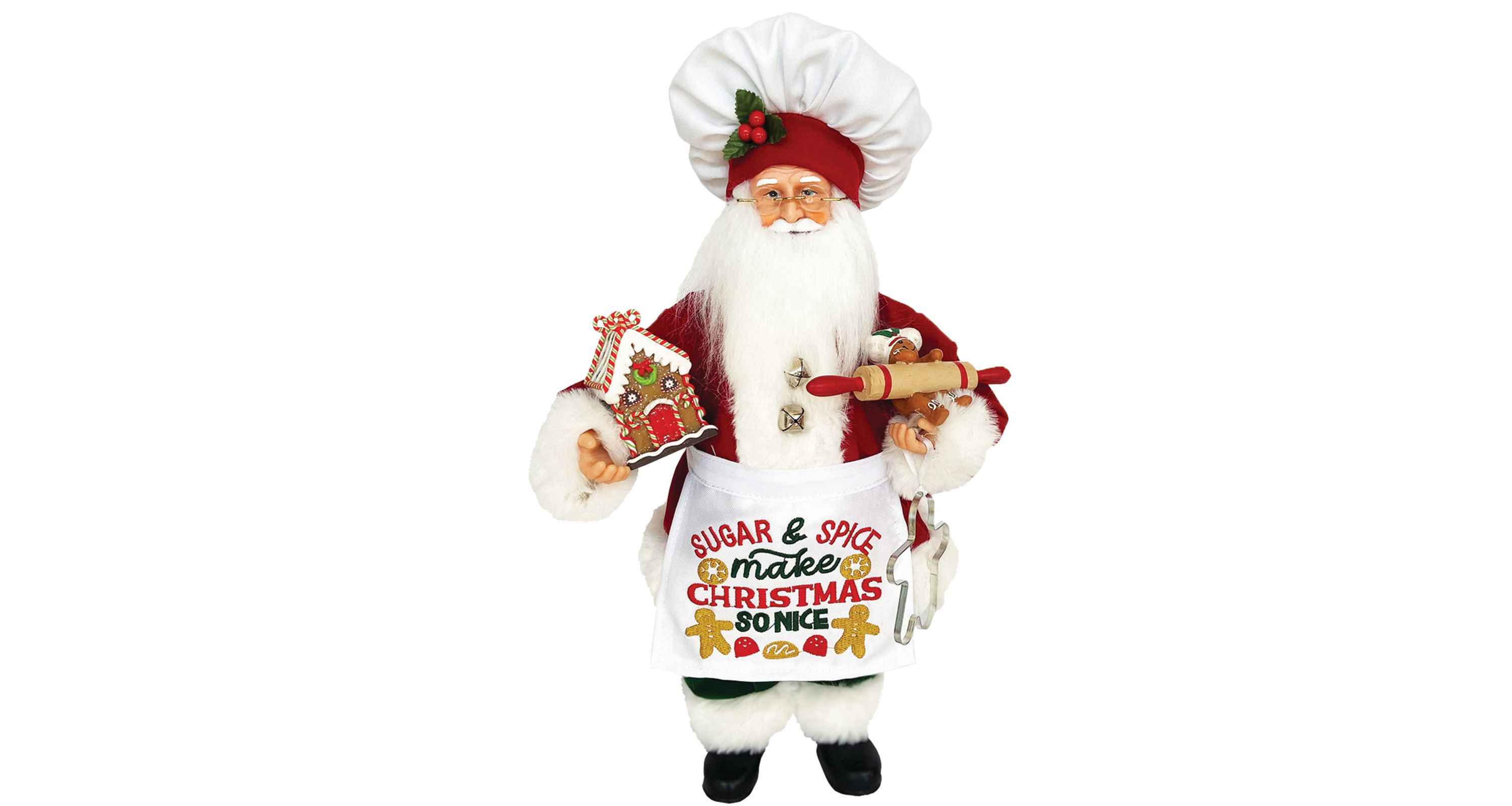 15 inch  Sugar and Spice Santa