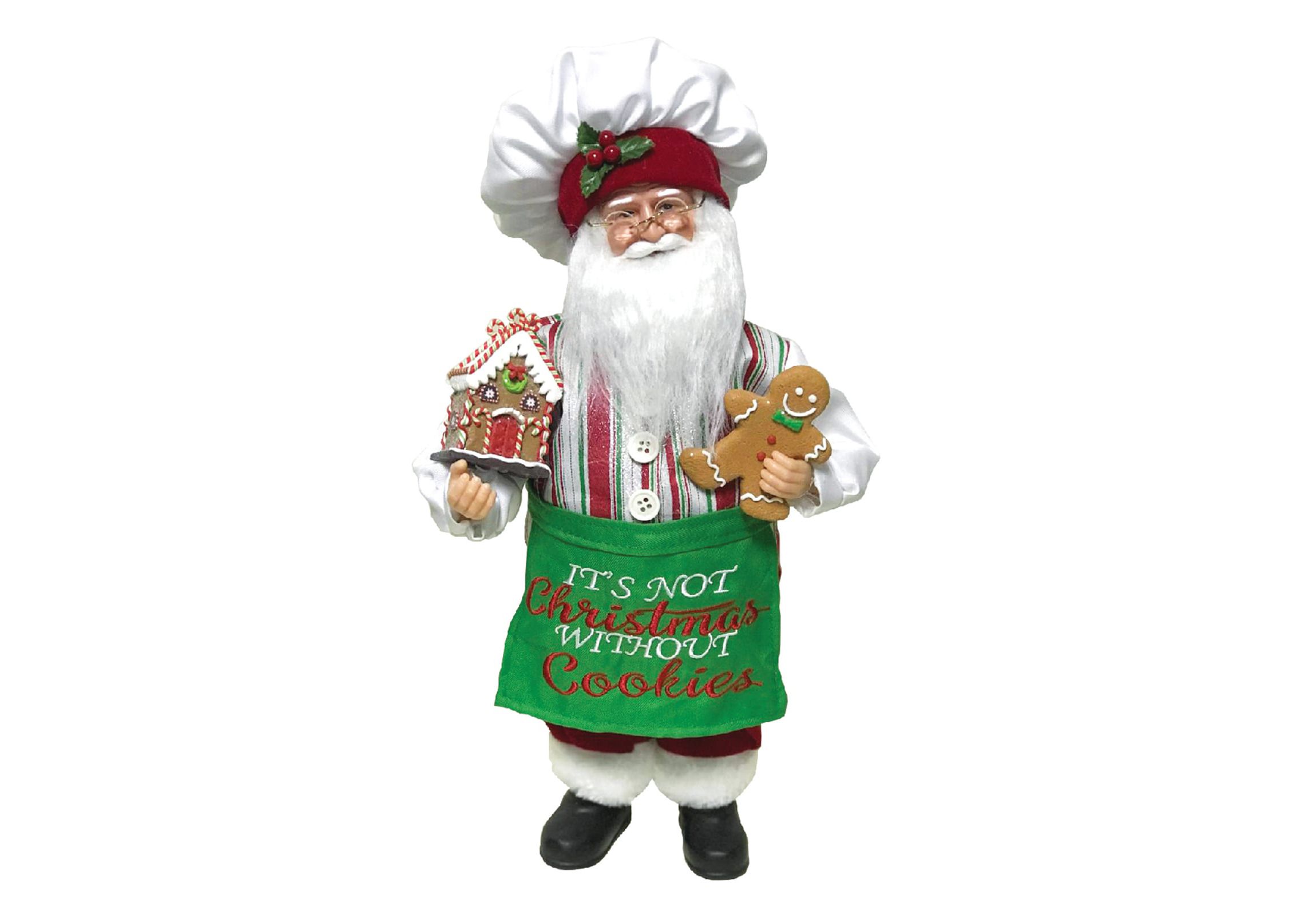 15 inch Its Not Christmas without Cookies Claus