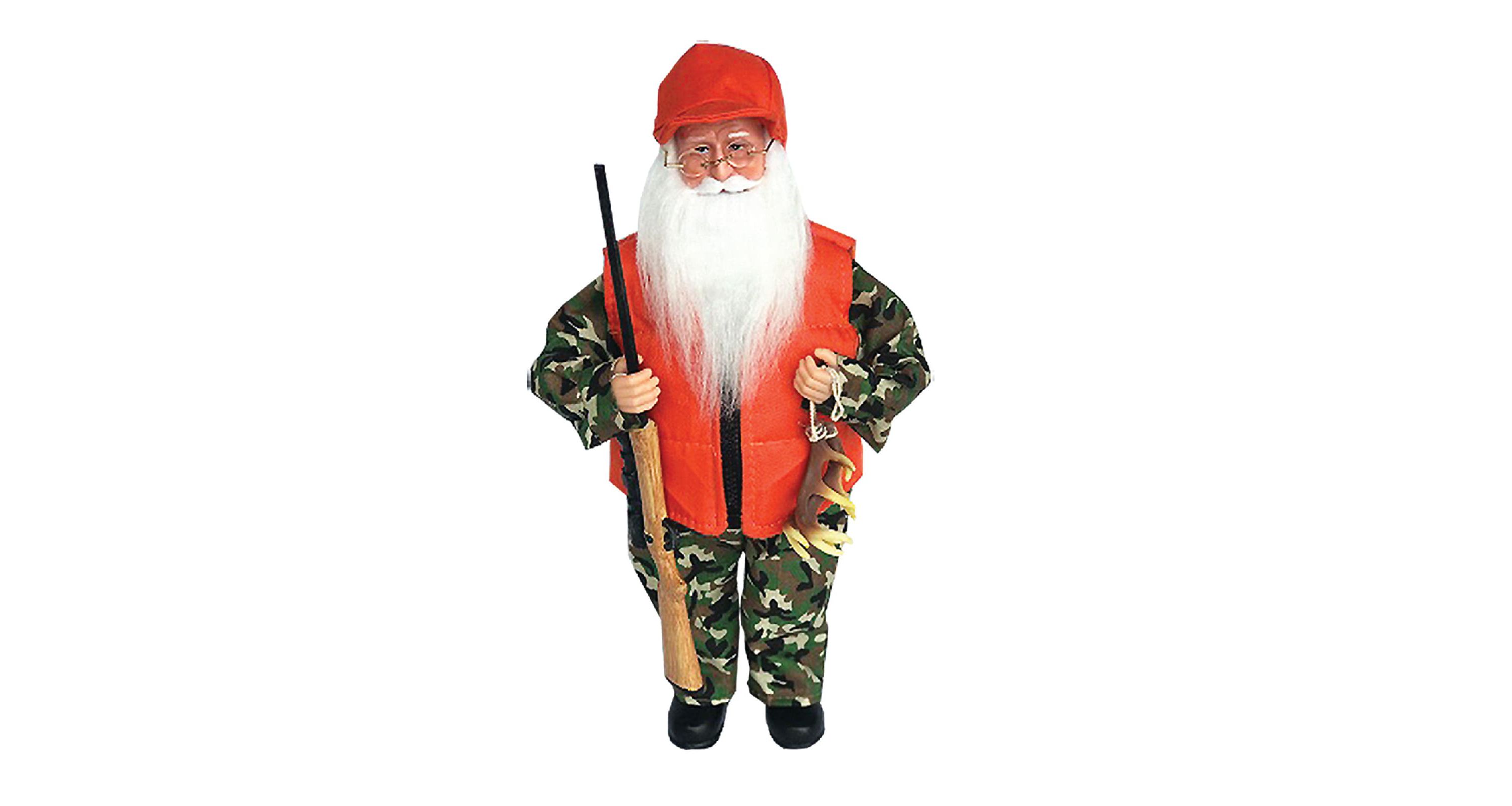 15 inch Deer Hunter Claus