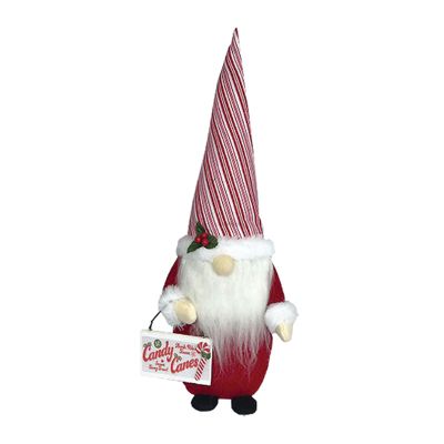 17 inch Candy Cane Gnome