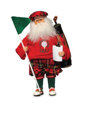 Santa's Workshop 15-in. I'd rather be playing Golf Santa