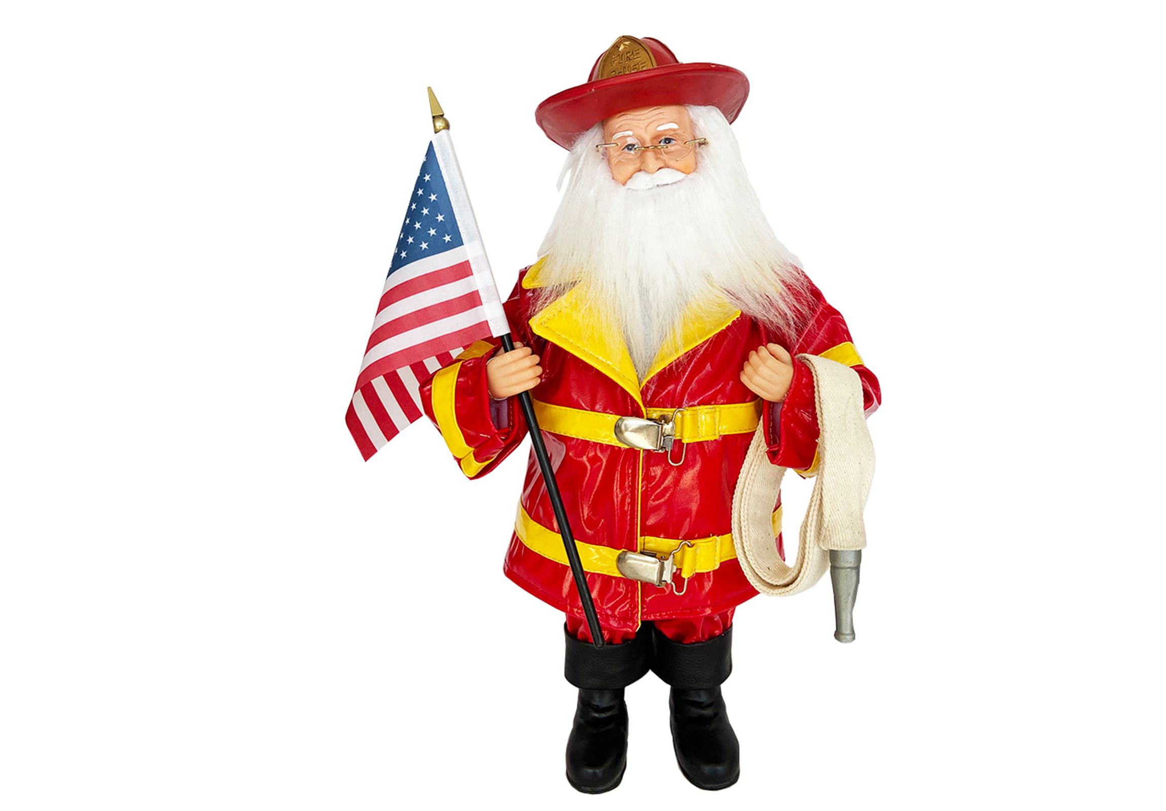12 inch Fireman Claus