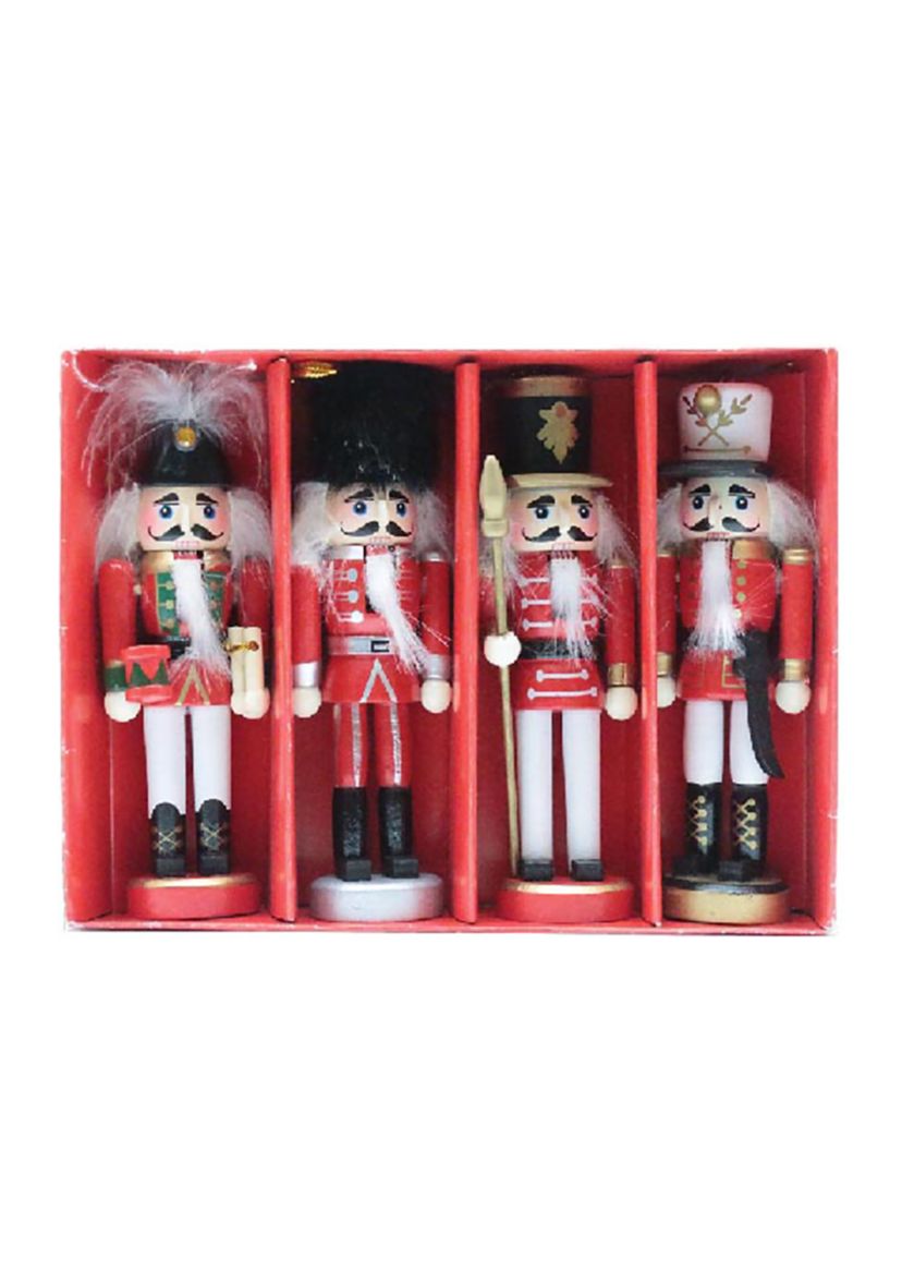 5 Inch Nutcracker Ornaments - Set of 4 
