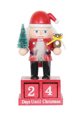 6 Inch Santa Countdown Nutcracker