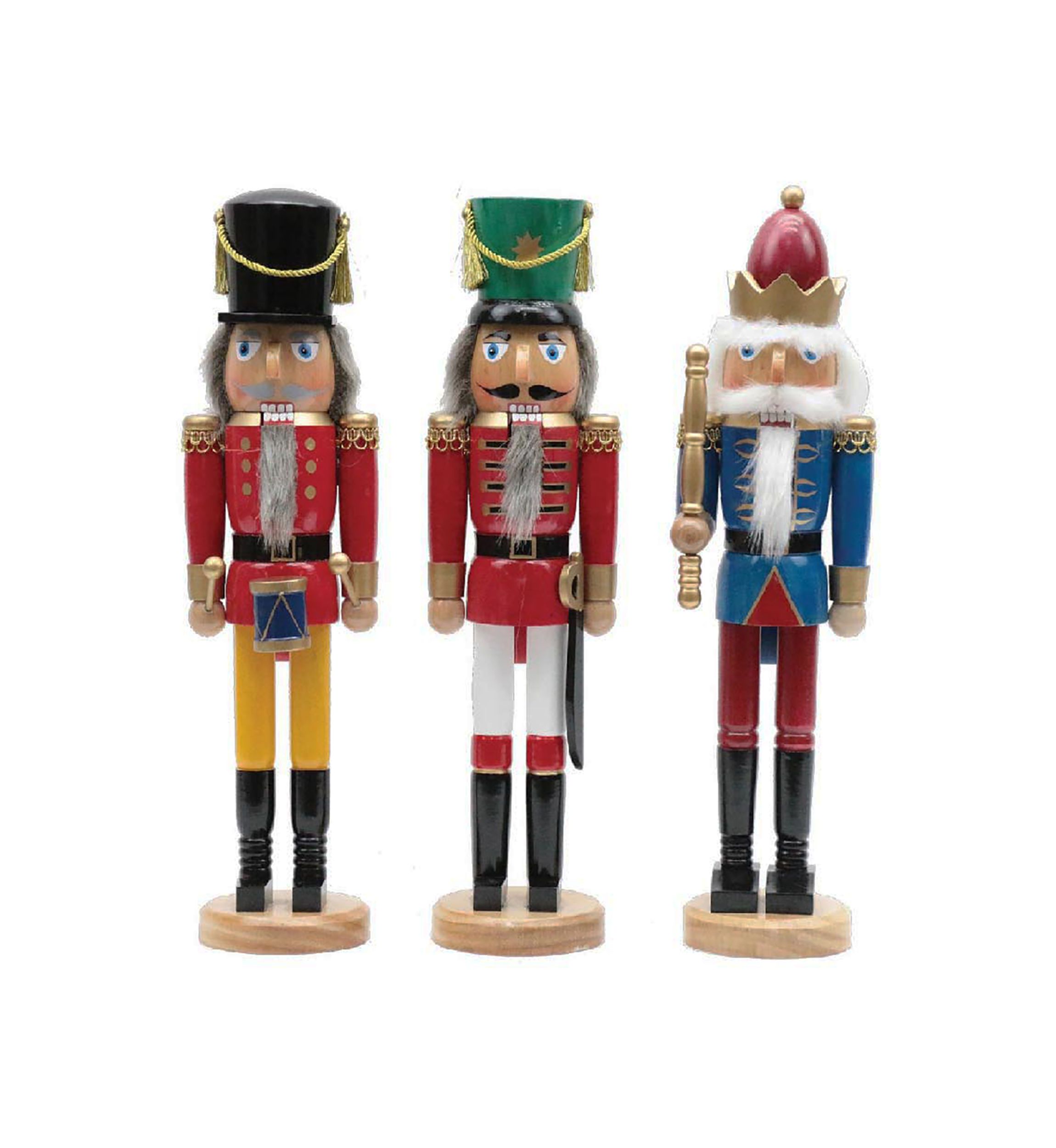 15 Inch Assorted European Nutcrackers - Set of 3 