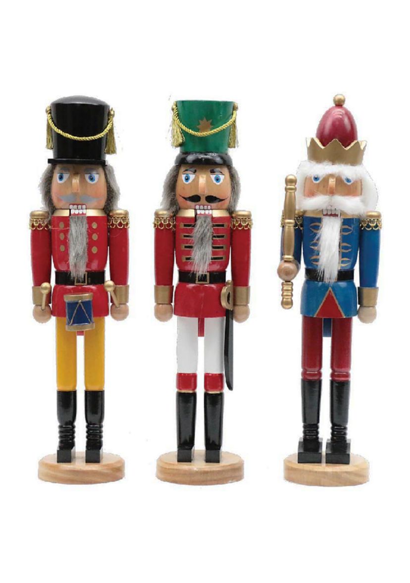 15 Inch Assorted European Nutcrackers - Set of 3 