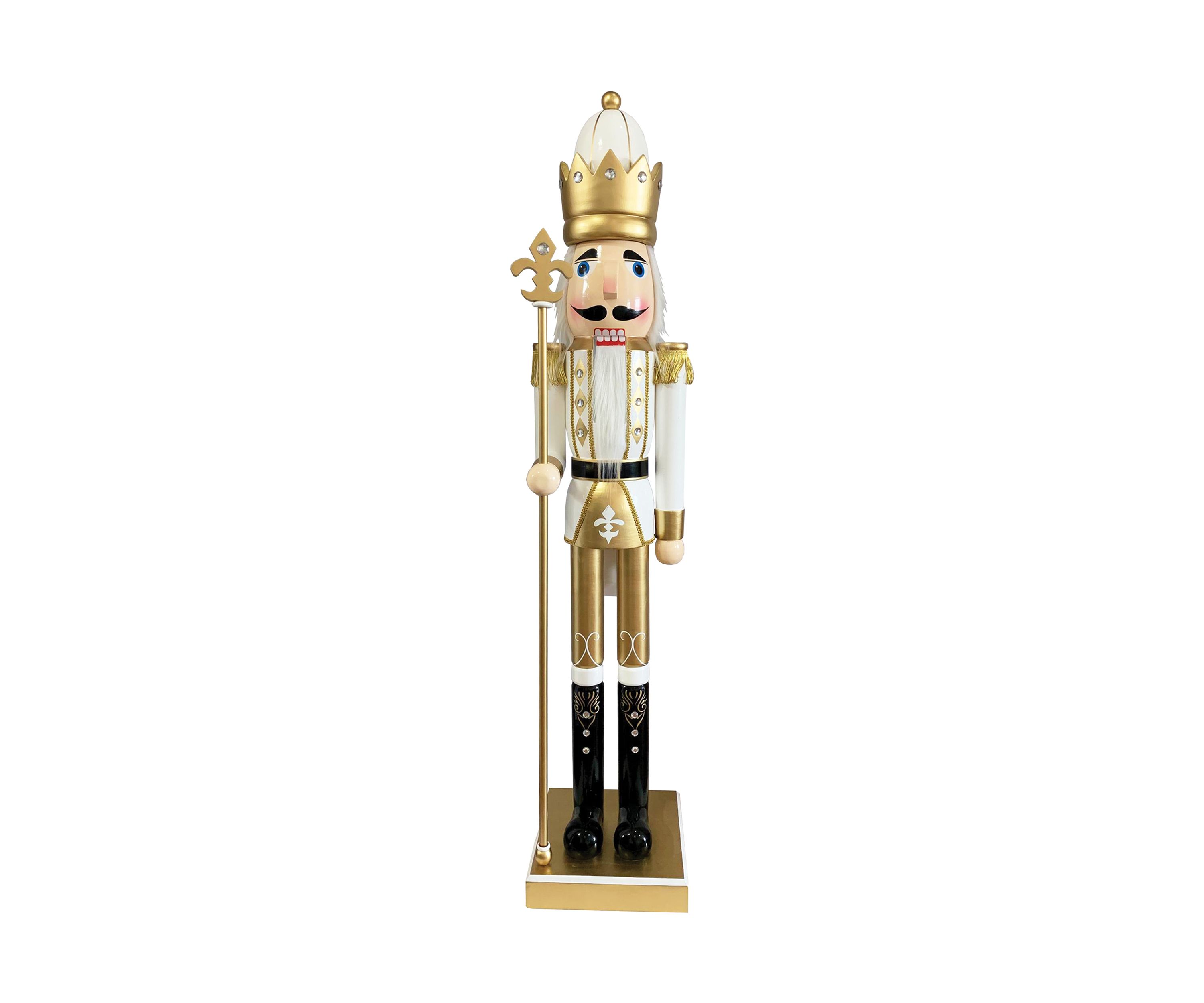 White and Gold Nutcracker