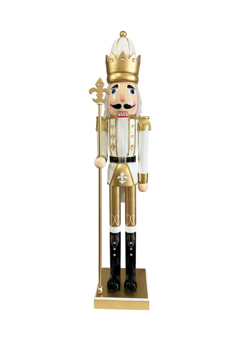 White and Gold Nutcracker