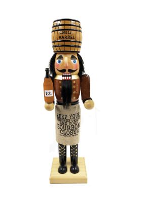 14 Inch Bourbon Barrel Nutcracker