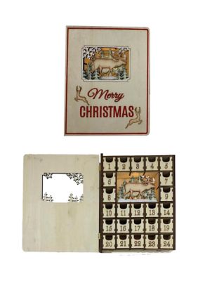 9 Inch Merry Christmas Advent Book