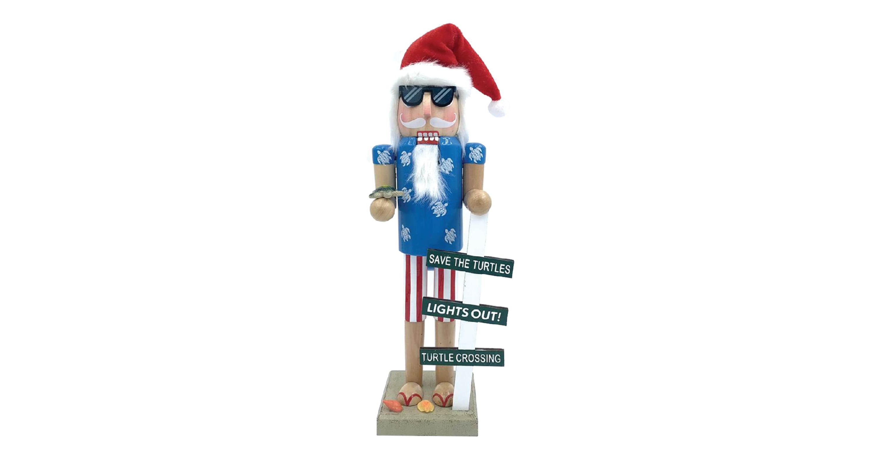 14 inch Save the Turtles Nutcracker