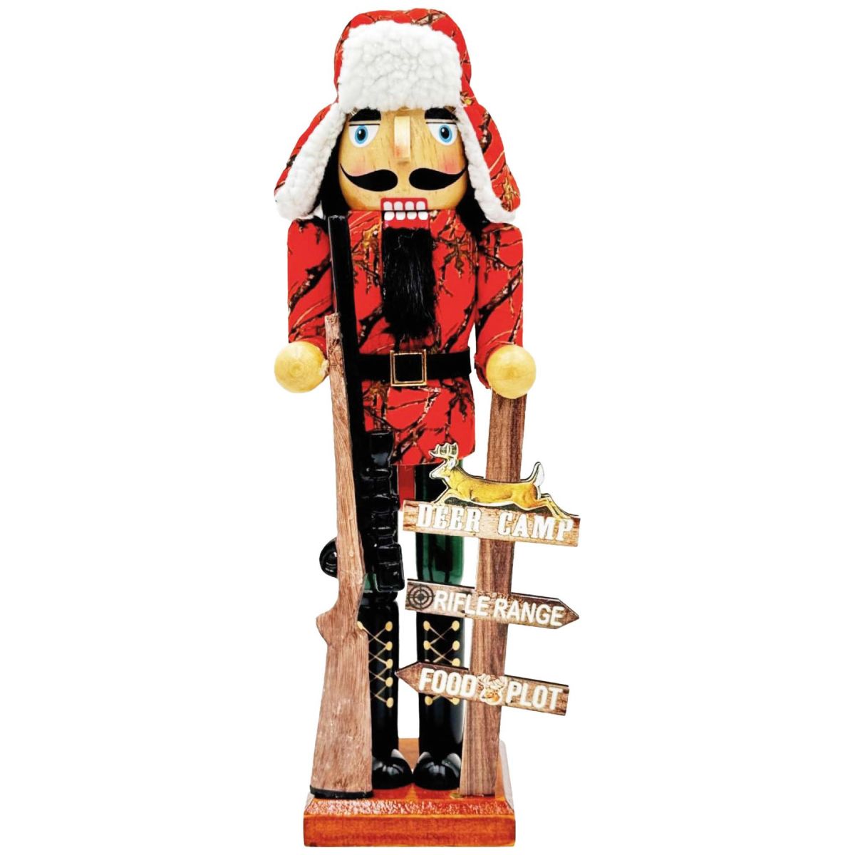 14 Inch Deer Camp Nutcracker