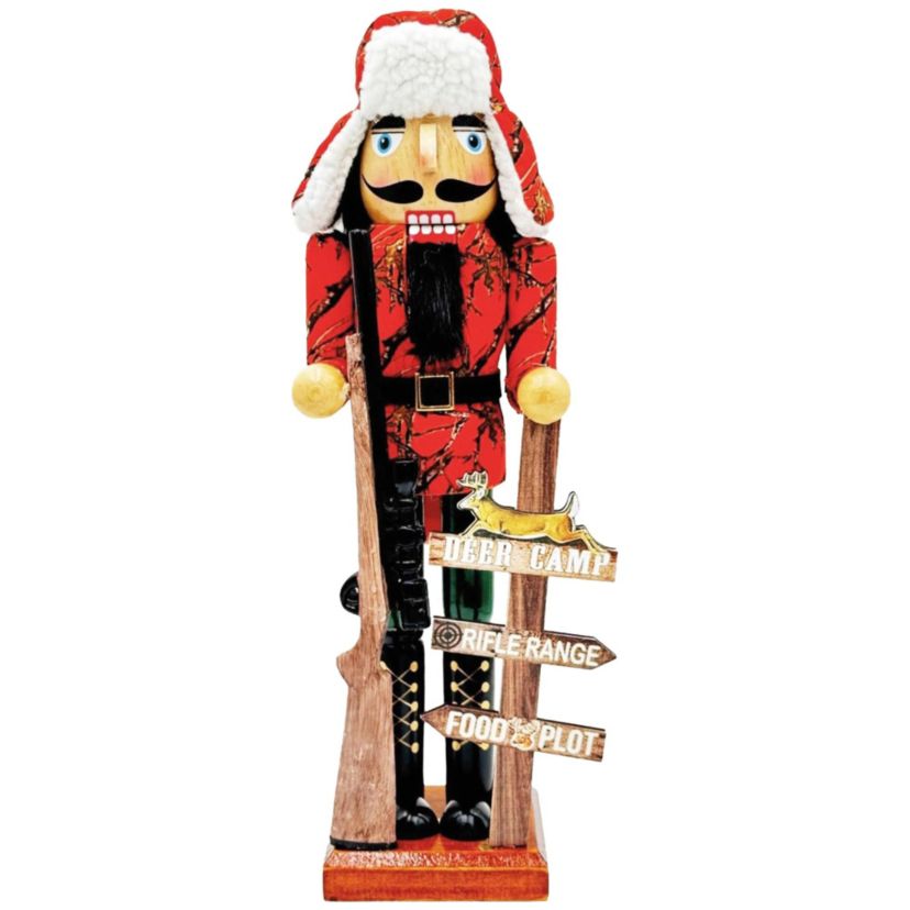 14 Inch Deer Camp Nutcracker