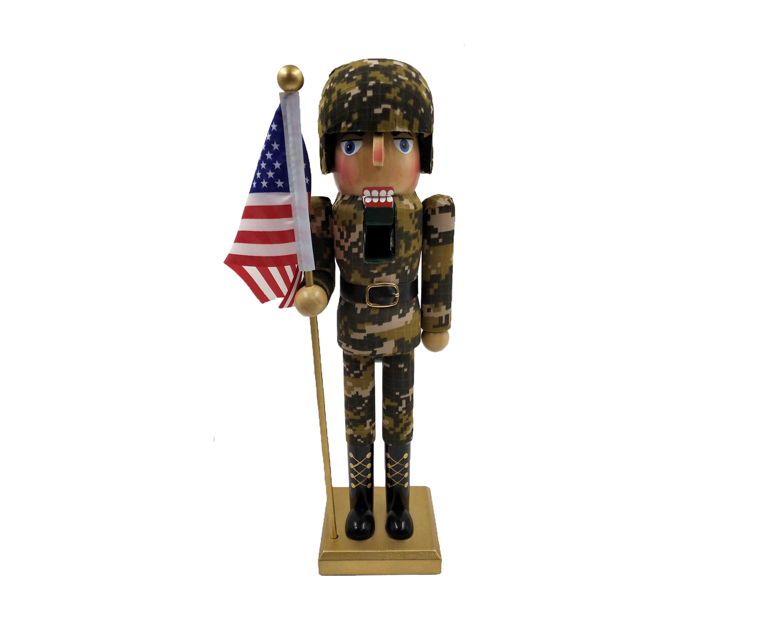 14 Inch Army Nutcracker