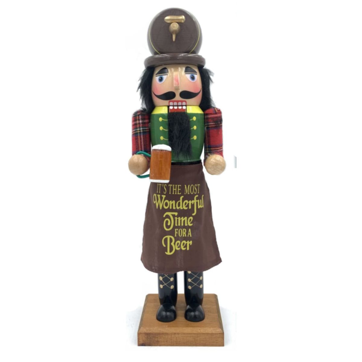 14 inch Wonderful Time for Beer Nutcracker
