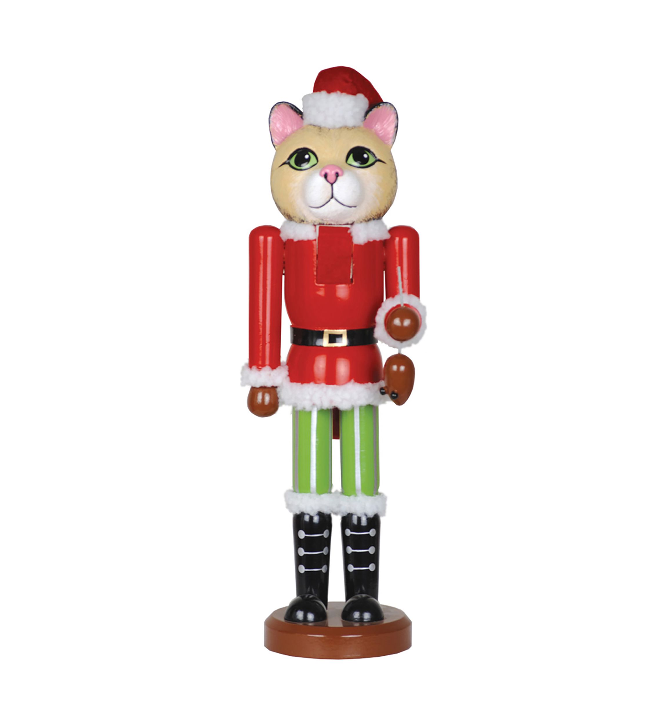 14 Inch Christmas Cat Nutcracker