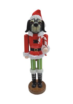 14 Inch Christmas Dog Nutcracker