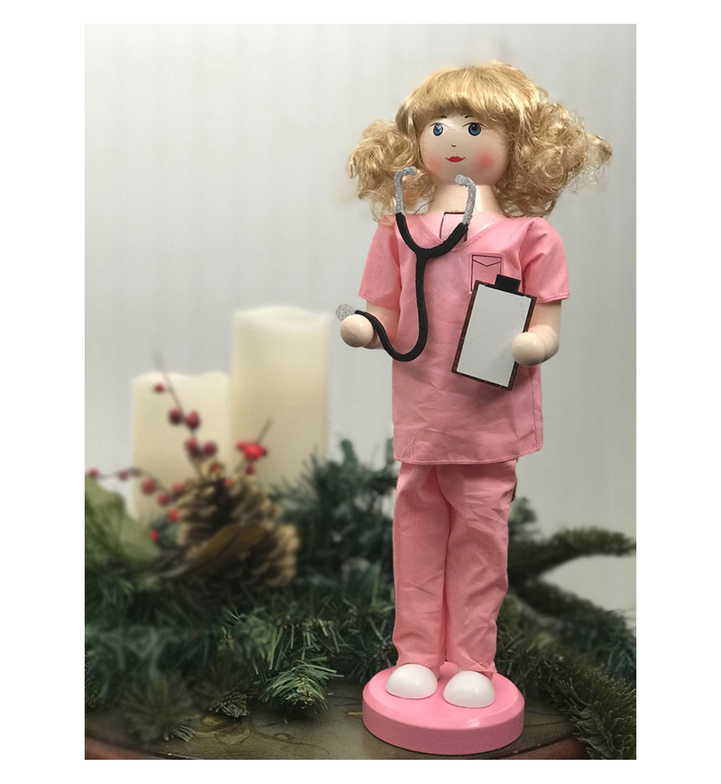 14" Nurse Nutcracker
