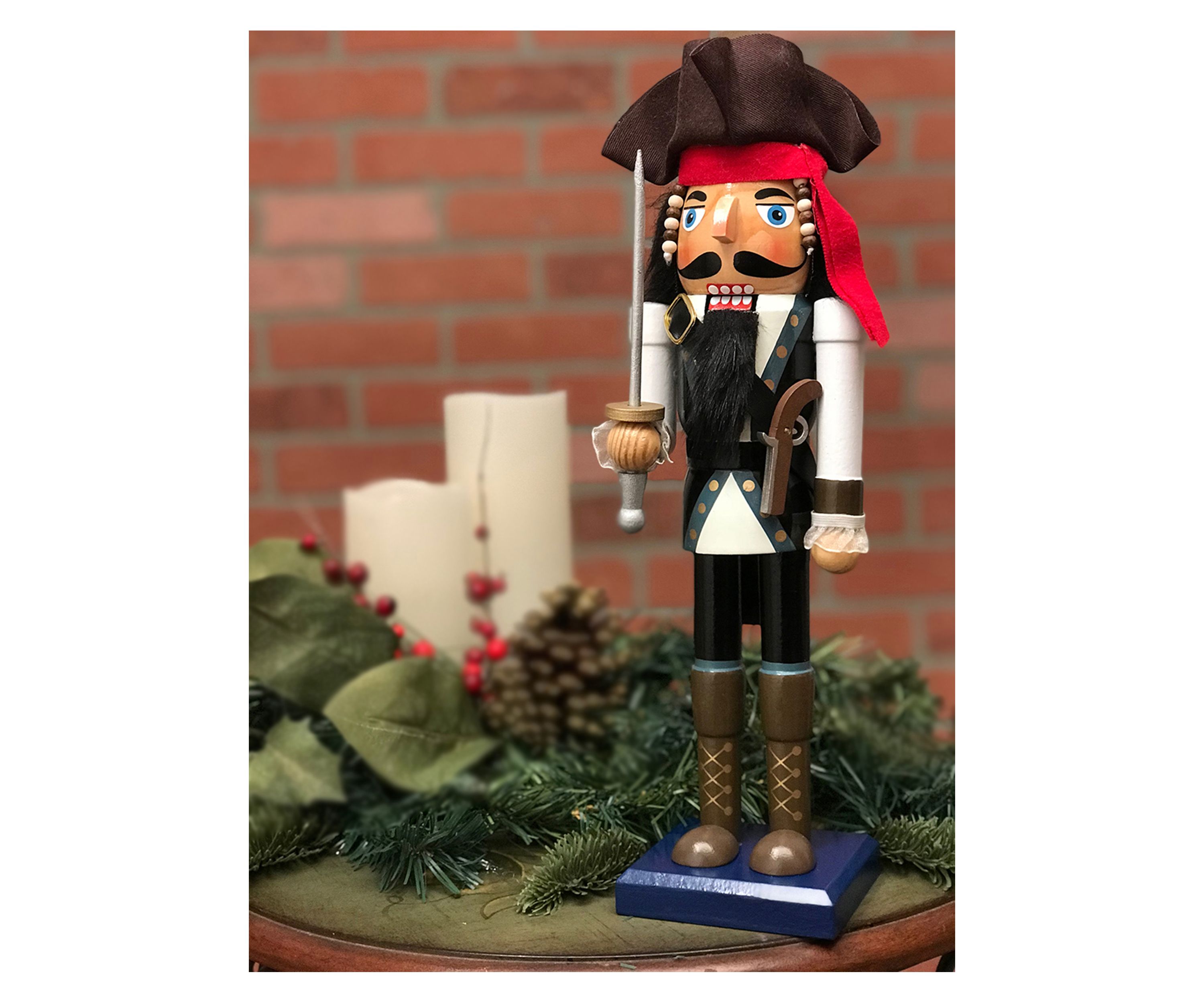 14" Johnny Pirate Nutcracker