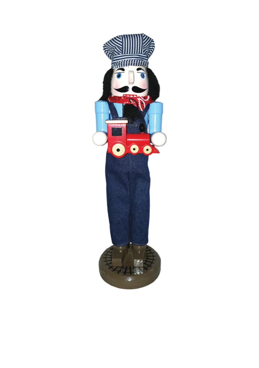 14" Train Conductor Nutcracker