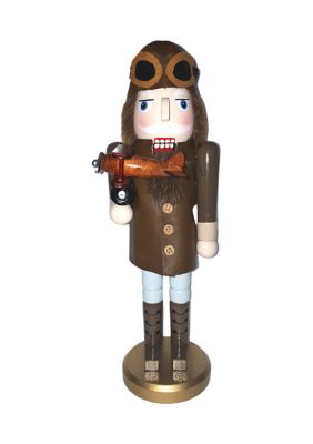 14 Inch Aviator Nutcracker