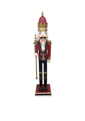 Santa’s Workshop Red and Green Royal Guard Nutcracker | belk