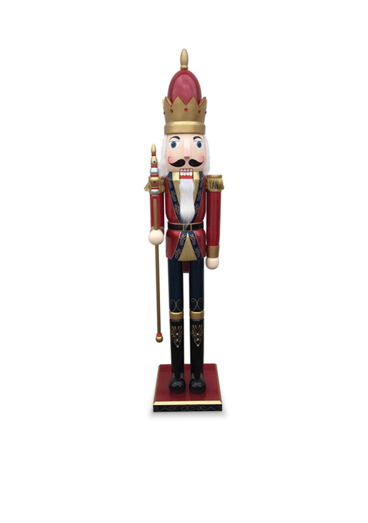 Red and Green Royal Guard Nutcracker 