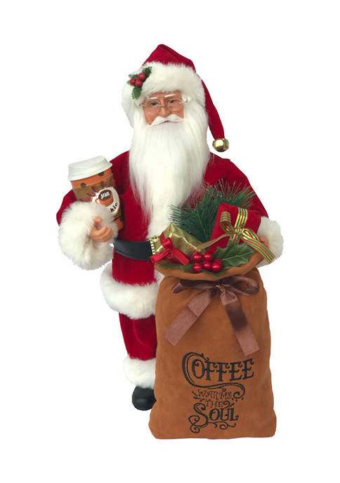 15 Inch Coffee Claus