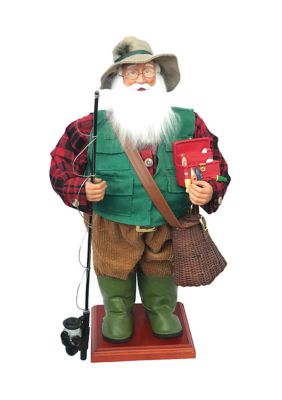 24 Inch Fishing Grandpa Claus