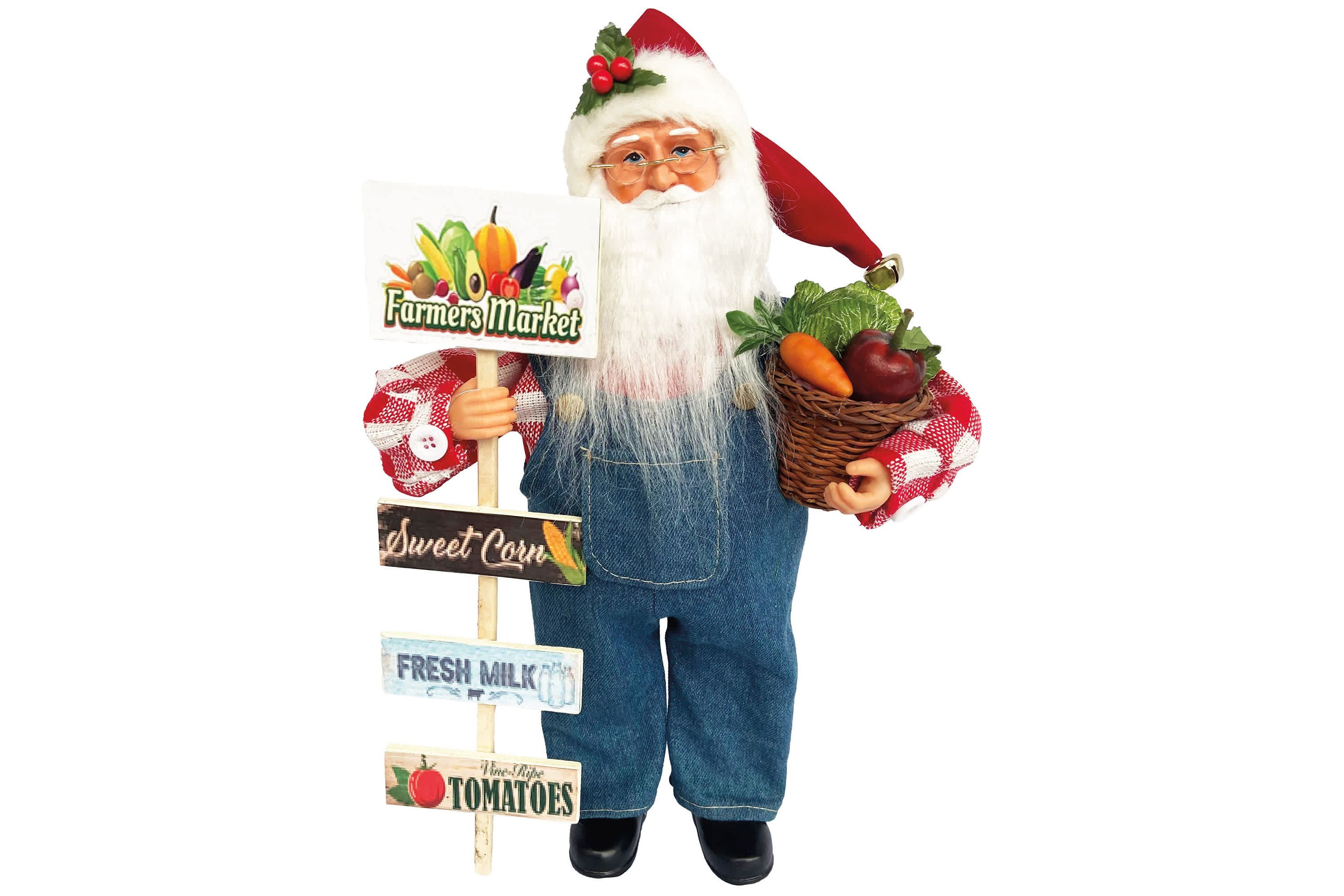 15 Inch Farmers Market Claus