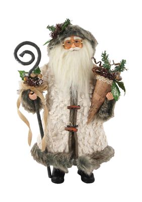 15 Inch Gathering Woodsman Santa